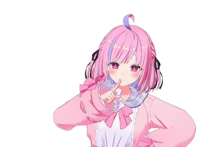 #生駒ミル ちゃんのVRMでちょっとあそんでるなう。時間がない。もっと遊びたい～!#RiBLA 