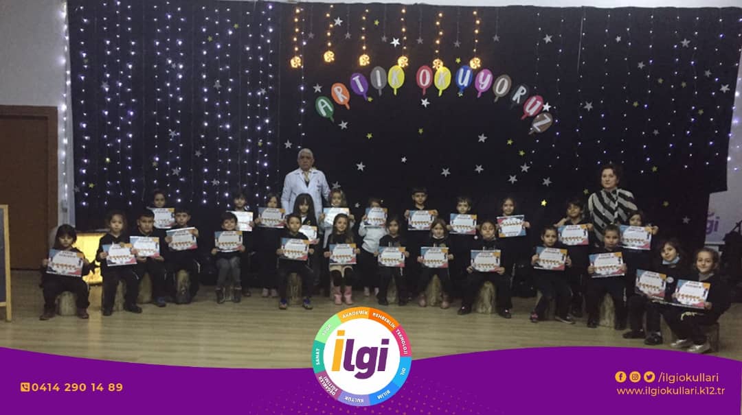 ilgiokullari's tweet photo. İlgi Eğitim Üssümüzde 1. Sınıf Öğrencilerimiz Okuma ve Yazmayı Başaralı Bir Şekilde Tamamlayıp, Bu Başarılarını ''Okumaya Geçiş Töreni'' ile Taçlandırdılar. #ilgideokuyoruzyazıyoruz https://t.co/Cuoa7JlGbA