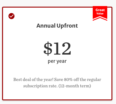 I may be biased because I spent 12 great years there, but for just 12 bucks - $1 a month! - you can read local Niagara news in <a href="/StCatStandard/">The St. Catharines Standard</a> by an amazing team. What else can you get for $12 that lasts a full year?