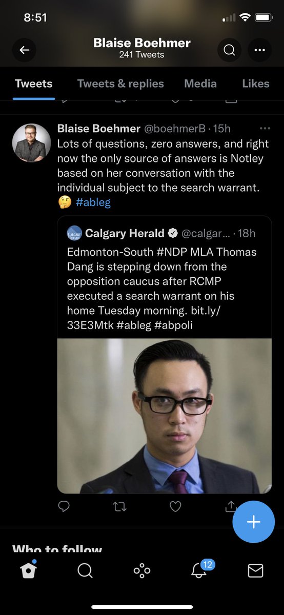 YEGerAgainstUCP's tweet photo. Poor @boehmerB. So little engagement on this tweets now that he’s out of the circle jerk. #FireTheMatts https://t.co/GFXi5EjuIZ