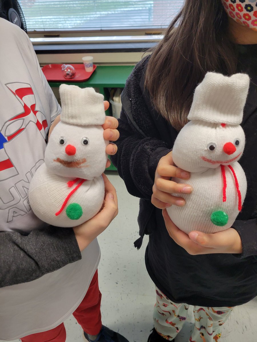 Sock snowmen fun!