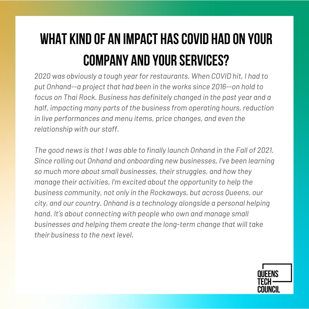 QueensChamber's tweet image. Robert Kaskel is our latest featured entrepreneur on the #QueensTechCorner! Robert is the proprietor of @ThaiRockTweets, a #Rockaways success story for over a decade now.