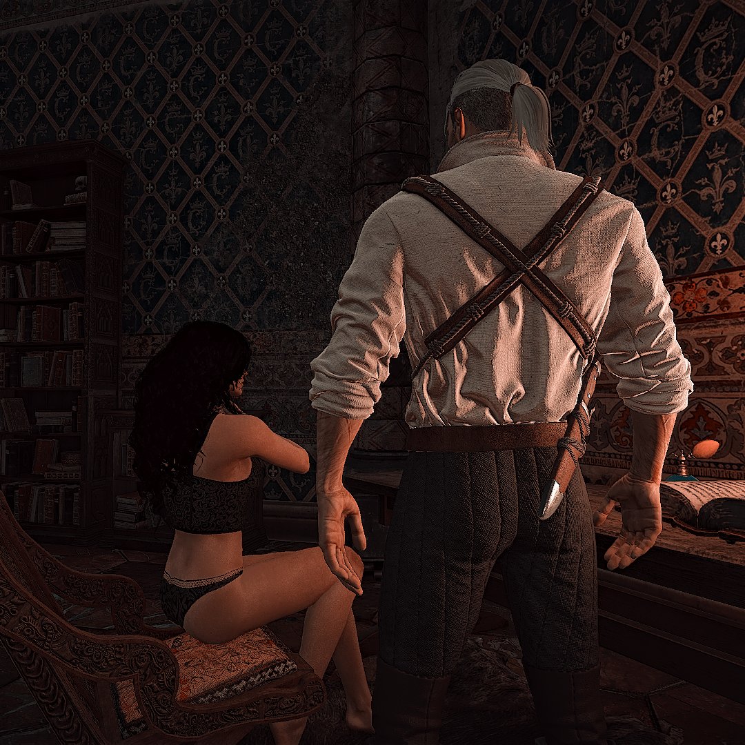 LunedVP's tweet photo. Tus padres. #Yenralt #TheWitcher3 https://t.co/PlZXeLn5xx