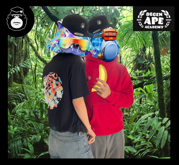 sainteclectic's tweet image. Some very well put together @DegenApeAcademy merch arrived just in time for X'mas. 

Now I'm dressed like my ape PFP rocking a hat, hoodie and tee with sick-ass print on the back 🔥🦍👕 $SOL #NFT #merch #NFTcommunity #Solana #DegenApe