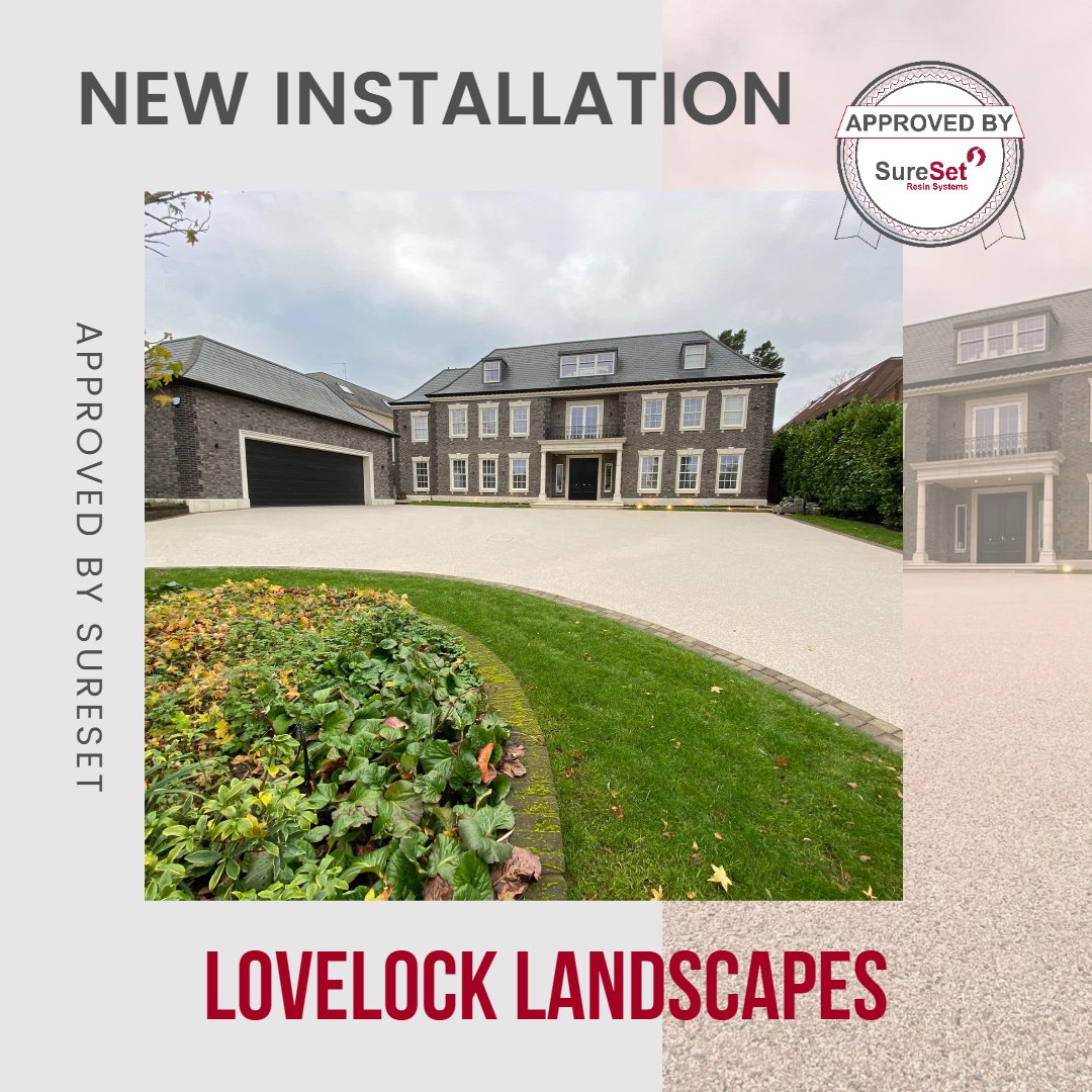 SureSetUK's tweet photo. Another fantastic installation to end the year by Approved Installer Lovelock Landscapes! Congratulations guys! https://t.co/9BG6Hv5A6c
