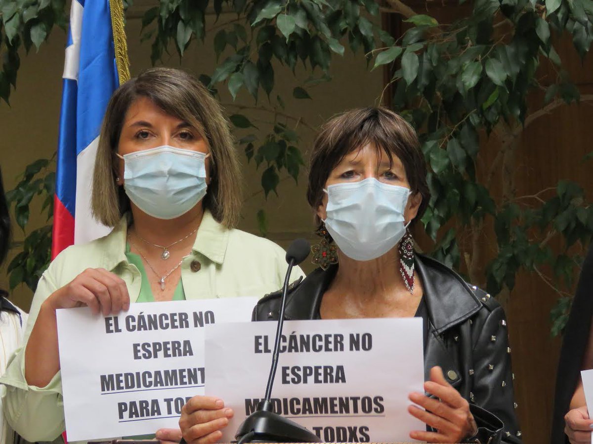 BancadaPPD_IND's tweet photo. 📸Las diputadas @PatriciaRubioE y @diputadagirardi, junto a un grupo transversal de diputadas presentan proyecto que modifica la ley de Cáncer, para que el Estado asegure el acceso a los medicamentos que requieren para sus tratamientos, rehabilitación y recuperación
#leydecancer https://t.co/i4tnOfqJfR