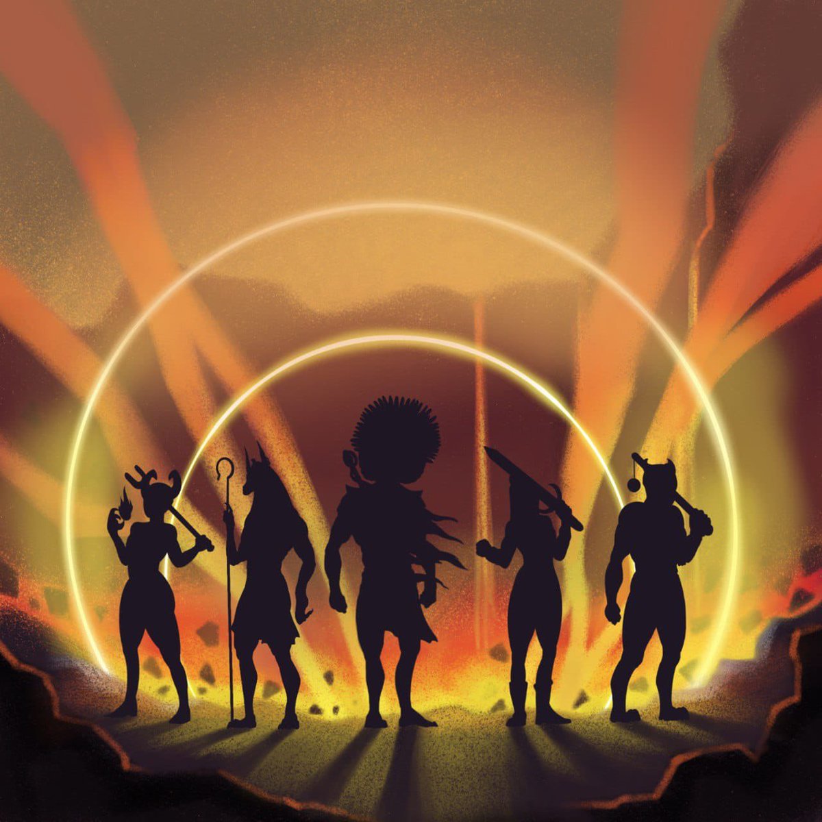 SpiritsOfSolana's tweet photo. Patience has been rewarded. The Dark Lord prepares to dispatch his banner the loyalists.
The Lord has announced that 5 banners be given away for new recruits. Like, retweet and follow
If you are a spirit holder and havn't verified yet, hop in the DAO chat and fill the form
 #sol https://t.co/DJEK9ovOsd