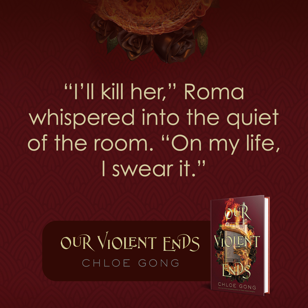 The year is 1927, and Shanghai teeters on the edge of revolution. Dive back into author <a href="/thechloegong/">Chloe Gong (Updates)</a>'s captivating world with the heart-wrenching sequel OUR VIOLENT ENDS, out now: spr.ly/6010JszcC