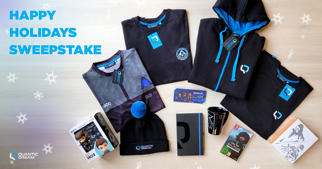 QD Gang, how about winning one of these 33 #QuanticDream and #DetroitBecomeHuman products?

FOLLOW <a href="/Quantic_Dream/">Quantic Dream</a> + RT this post to have a chance to win one! 

You have until January 5th, 2022, at 11:59 pm CET to participate.