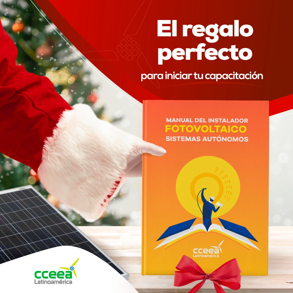 CCEEA's tweet photo. 🎁✨¡Te lo mereces!✨🎁 Consiéntete en esta temporada y lleva tu capacitación profesional al siguiente nivel. 🔝

𝐌𝐚𝐧𝐮𝐚𝐥 𝐝𝐞𝐥 𝐢𝐧𝐬𝐭𝐚𝐥𝐚𝐝𝐨𝐫 𝐟𝐨𝐭𝐨𝐯𝐨𝐥𝐭𝐚𝐢𝐜𝐨 - 𝐒𝐢𝐬𝐭𝐞𝐦𝐚𝐬 𝐀𝐮𝐭ó𝐧𝐨𝐦𝐨𝐬.📙☀
¿Ya pediste el tuyo? 😉👉 https://t.co/amTifOiw0z https://t.co/1og3Xv2dua