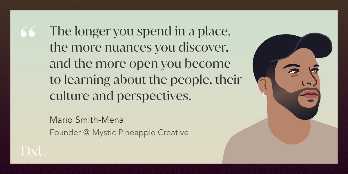 design_x_us's tweet photo. Mario's story is a perfect example of how our life experiences mold us as artists, and why coming from an unconventional background into design is okay. Read more at https://t.co/esAhKJCWzg 

#design #designerstories #designcommunity  #community #mysticpineapplecreative #artists https://t.co/VLNDExPqWy