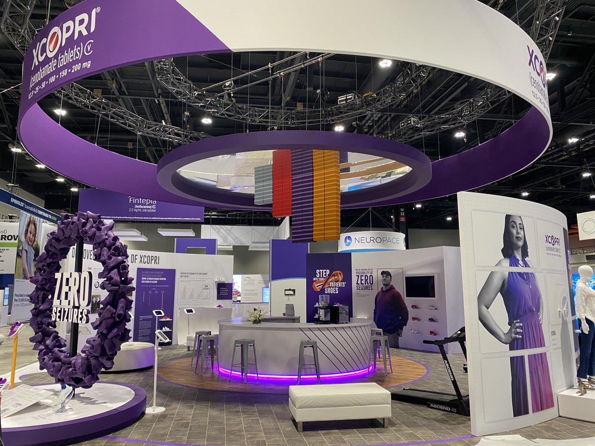 cdmprinceton's tweet photo. “Step Into” the SK Life Science, Inc. booth designed invite healthcare providers to immerse themselves in the lives of patients with partial-onset seizures. https://t.co/Y5oNTtEjZ1 #belifechanging https://t.co/87nNOi6lSf