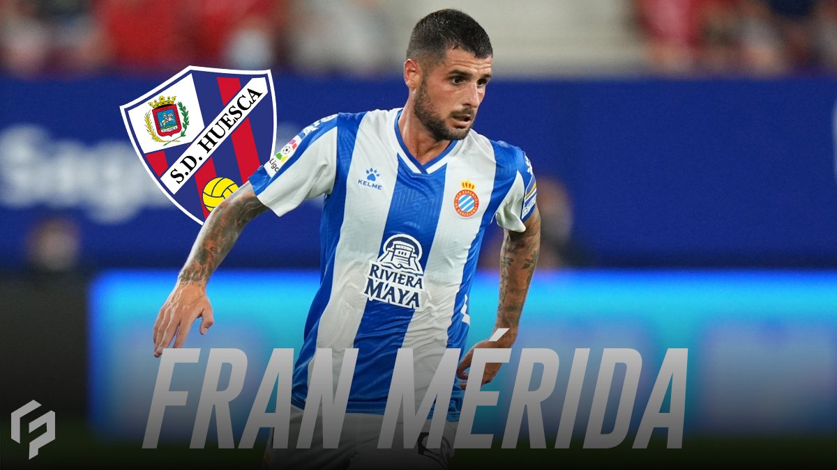 VictorAbajas's tweet photo. 💥 𝗙𝗿𝗮𝗻 𝗠𝗲𝗿𝗶𝗱𝗮 también gusta en la SD Huesca 🇬🇪.

🃏 El MC del RCD Espanyol 🐦 al que también sigue la SD Ponferradina 🇭🇳 es una de las opciones para su medular.

🔢 En #LaLigaSmartBank cuenta con 174 partidos, en los que ha anotado 18 goles.

🎨 @futboldeplata_ https://t.co/nEvuyyko2v