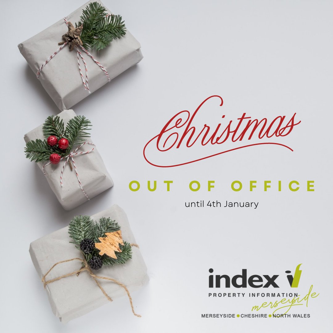IndexMerseyside's tweet photo. It's official, we have our out of office emails on &amp; it's time for our Christmas break!
We hope you all have a very Merry Christmas &amp; a Happy New Year!
#christmasbreak #outofoffice #merrychristmas #christmasholidays https://t.co/LJcuzBNwGU