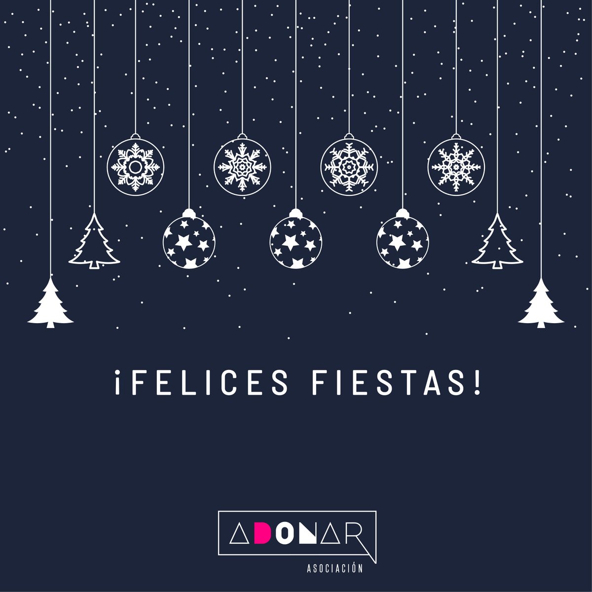 ADONARtesocial's tweet photo. Todo el equipo de Adonar deseamos que disfrutéis lo máximo posible en estos días de compartir y de celebrar ✨ Salud y felicidad para todas/os ✨ https://t.co/EpOpdWARPp