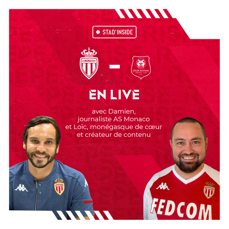 AS_Monaco's tweet photo. ๐บ #StadInside
Ce soir pour la der' de 2021 ร la maison, Damien et Loรฏc seront aux manettes de Stad'Inside pour vous faire vivre le match face ร Rennes sur nos plateformes.
ร ce soir ๐๐ฒ๐จ
