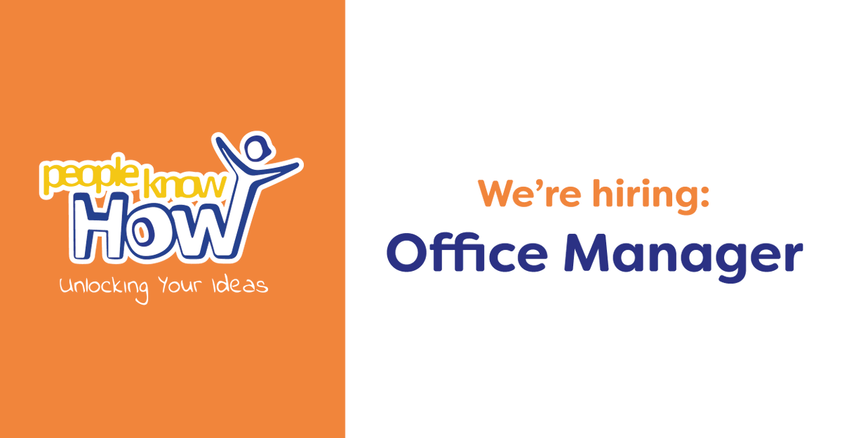 PKHinnovation's tweet image. We're looking for an Office Manager to join our Leadership Team! Ensure efficient finance and administration processes, manage our buildings and spaces, and support our work to affect positive social change in the community. #CharityJobs

Apply now: peopleknowhow.org/work-with-us
