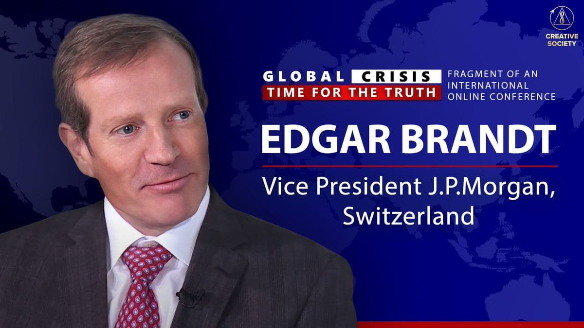 _GlobalCrisis_'s tweet photo. 📍#EdgarBrandt at the Сonference #GlobalCrisis | #JPMorgan #ClimateAction 

"Nowadays it is really important for all of #humanity to #unite and take actions. And the #CreativeSociety is the only #solution. We fully support this #human initiative".

🔴 https://t.co/13LargCoB2 https://t.co/sEQIXePQbn