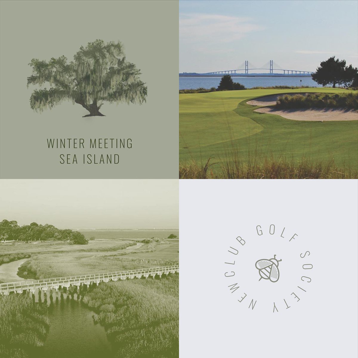 newclubgolf's tweet photo. Registration for the first of five Society Fixtures begins this afternoon at 5pmEST/4pmCST with the 2022 Spring Meeting at @SweetensCove. Additional registration dates, along with ‘NewClub Getaways’ and local Chapter events will be announced in the new year #playandpollinate https://t.co/WzqyBlBOjg