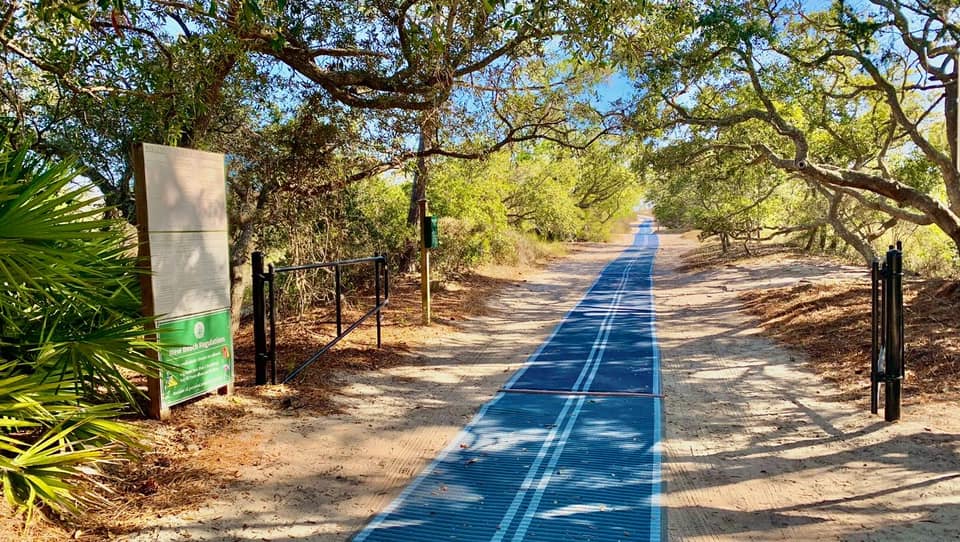TownofHHI's tweet photo. Beach matting has been installed at our Burkes Beach public access. 🏖️
Stay tuned while we implement new improvements to our public parks! #accessibility #beachmat #HHI #improvements https://t.co/wjFYtaHBRV