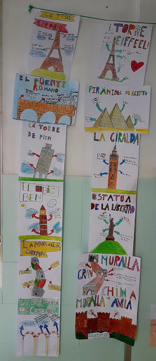 David_Vargas_Mo's tweet photo. ¡ PEDAZO DE MURO ! 

En la entrada de nuestro #aula.

6 X 6 #VisualThinking, uno por cada monumento de nuestro #abpMONUMENTS. 

Super orgulloso de mis SUPER trabajadores/as y ARTISTAS de 3° de #primaria.

#ABP #Momuments 
#claustrovirtual #otraeducacionesposible https://t.co/vDrjSLqbse