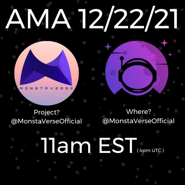 CoinLaunchAMA's tweet photo. Unleash the #MONSTA within you on this #metaverse project by Team $Richie! 

Proj: @MonstaVerse666 

Where: https://t.co/0y9DhxloIK

#ETH $MONSTR #altseason  #coinlaunchlounge #Monstaverse https://t.co/K1ywkBzHRL
