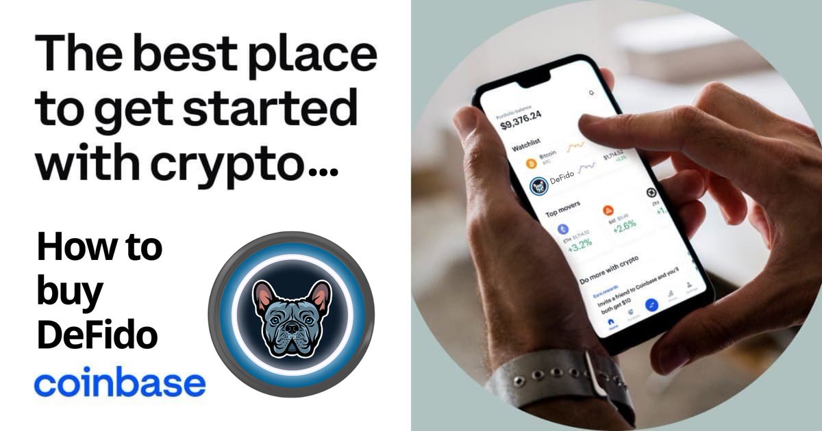 defidotoken's tweet photo. Coinbase is now writing guides on how to buy specific cryptocurrencies and a “How To Buy” guide was written for our pup $DEFIDO! this is bull dogish! 💹

#DEFIDO 🐶💙  
https://t.co/W3sSNQVMf1 https://t.co/0KSFTYulah