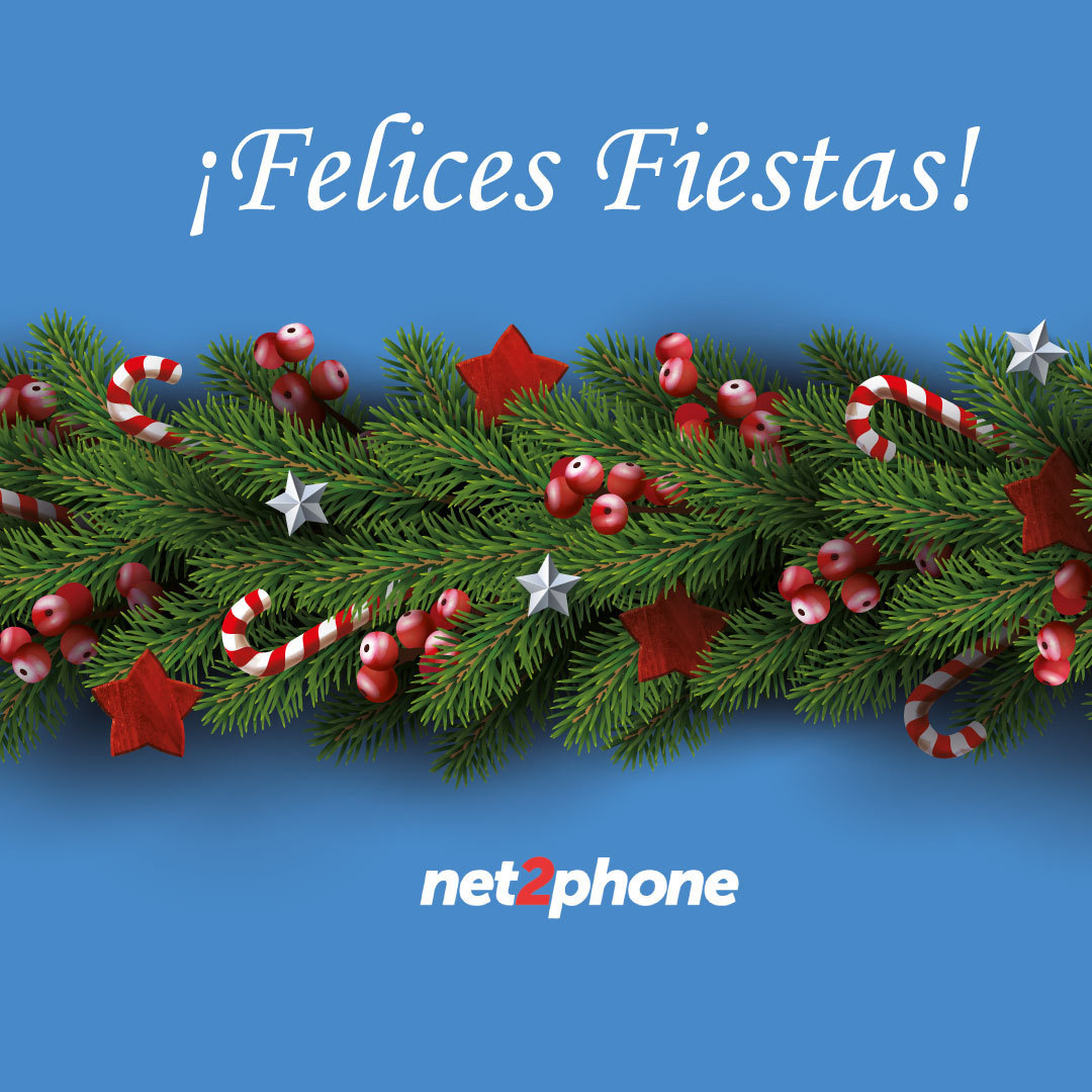 ¡De parte de todo el equipo de #net2phone, les deseamos Felices fiestas!