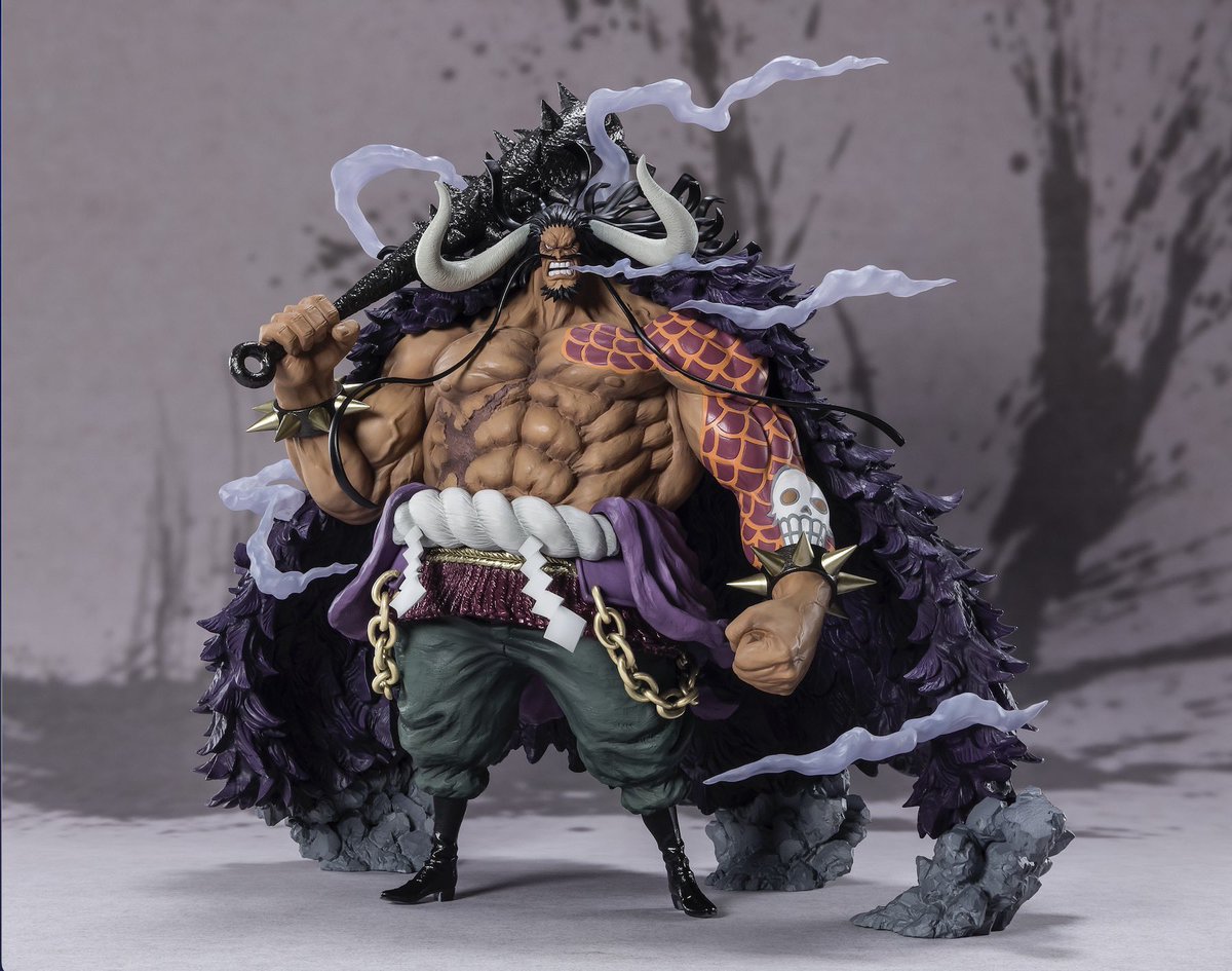 ③フィギュア－ツZERO「超激戦-EXTRA BATTLE-」シリーズより「百獣のカイドウ」が登場！クリアパーツを使用した緊迫感のあるエフェクトと、気迫溢れる表情、衣装の一部には金属パーツを使用して、重厚感のある仕上がりに！！
#海賊王におれはなるＴＶ
#ONEPIECE