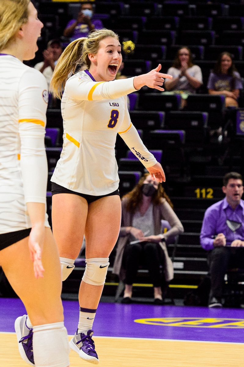 LSU Volleyball tweet media