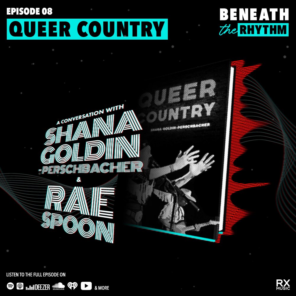 rxmusic's tweet photo. In Episode 8 of #BeneaththeRhythm, we interviewed Shana Goldin-Perschbacher, author of upcoming book, Queer Country and Canadian country music singer and author Rae Spoon. (1/5) https://t.co/diKhwYjyb0