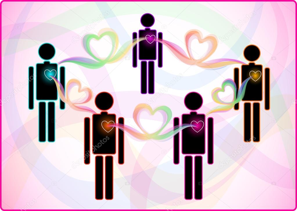 Connections people. Between people. Violation of personal boundaries. диалог людей графика. диалог трех людей.