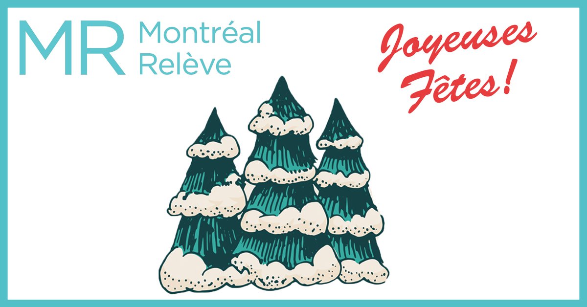 MTLReleve's tweet photo. 🎄 L’équipe de Montréal Relève vous souhaite un joyeux temps des Fêtes, et faites attention à vous durant cette période !
 
Veuillez prendre note que nous ferons relâche pour la période des Fêtes du 23 décembre 2021 au 5 janvier 2022 inclusivement. 🎄 https://t.co/9lDrHq5knl