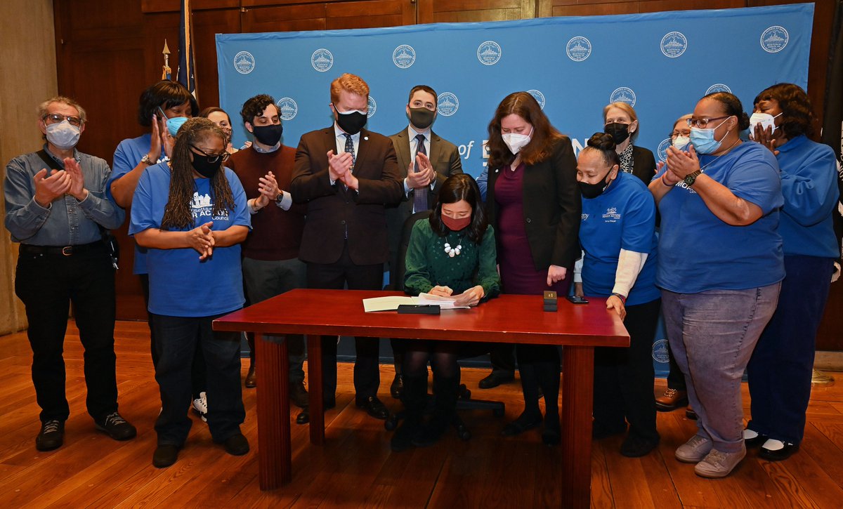 MayorWu's tweet photo. By eliminating parking minimums for affordable housing developments, we’ll speed up housing creation for families to stay &amp; thrive in our city. Grateful for the leadership of @MattOMalley @KenzieBok &amp; colleagues in advancing this zoning amendment! https://t.co/Wq2RgtVSy9