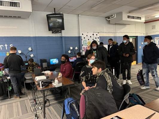 Luvmydragons's tweet photo. CHS students building their own computers to compete in Esports! Thank you Wayne State, the C2Pipeline team, and Coach Loh for all of your support! Amazing! #ClintondaleCares #LuvMyDragons https://t.co/oEcPp4wF24