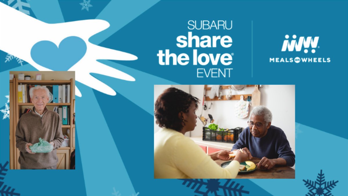 MealsEtcOrg's tweet photo. More meals for seniors in need? Check. More friendly visits? Check. A brand new #Subaru? Check. When you purchase or lease a new Subaru during the 2021 Subaru Share the Love Event, check the #MealsOnWheels box, and @subaru_usa will donate $250 in support of homebound seniors! https://t.co/cHV8ctbVe3