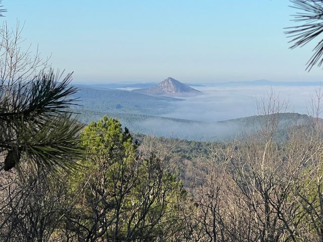 KATVNews's tweet photo. It doesn't get more scenic than this! Thank you Dave Whittington! Do you have any photos that you would like to share? Head over to https://t.co/PnwqvrxV4D and submit them! #arkansaswinter #pinnaclemountain #katv #chimein #littlerock https://t.co/ThbhaX88He