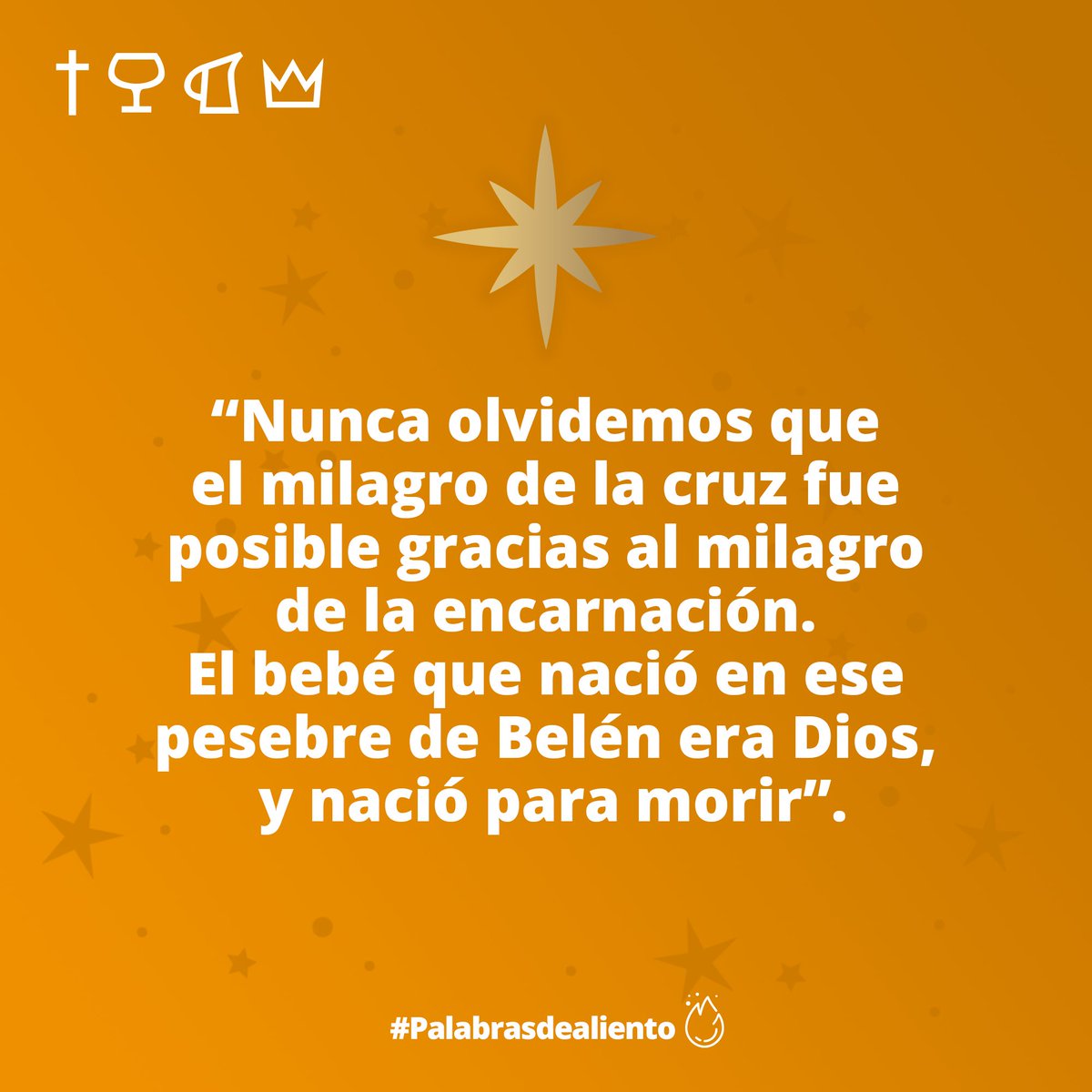 ACyMChile's tweet photo. Paul David Tripp escribió recientemente: "Ese bebé en el pesebre tenía un árbol en su futuro, no bellamente decorado; no, este árbol estaría manchado con su sangre". #Navidad https://t.co/DzpKAwiAOn