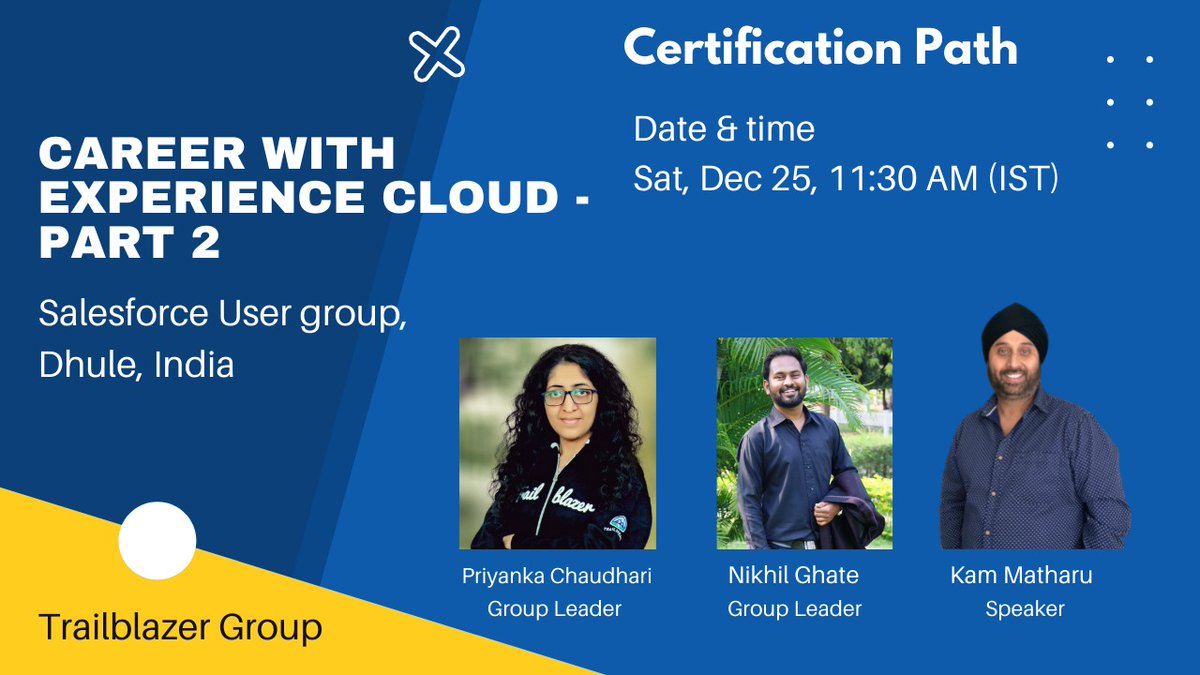 Salesforce User Group, Dhule, India tweet media