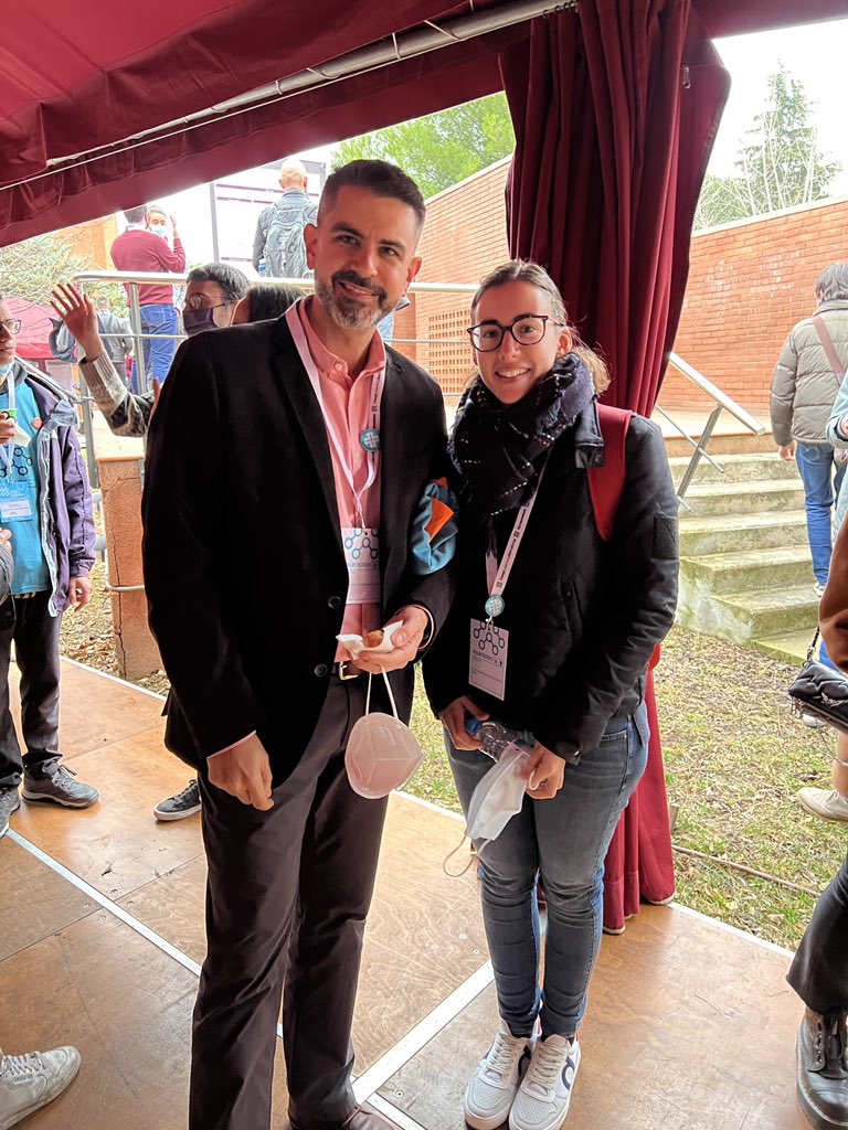cristiancanton's tweet photo. Random pics with friends at Deep Learning BCN Symposium (@dlbcnai). With my lovely cousin Cristina Puntí (@punti05) who will be joining @roboVisionCMU  very soon! https://t.co/DdOChfe4V3