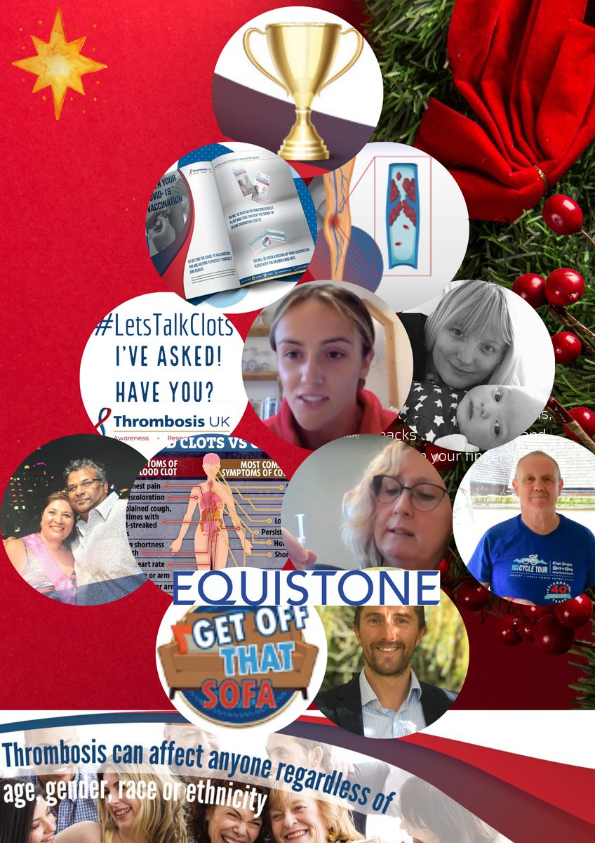 ThrombosisUK's tweet photo. 2021 has brought many challenges, but with support from so many, Thrombosis UK has reached even more individuals affected by #thrombosis THANK YOU to everyone who has been part of this - Just look at what has been achieved - #MakeThatDifference
https://t.co/TecBb4ANXh https://t.co/zjuVJK1vL2