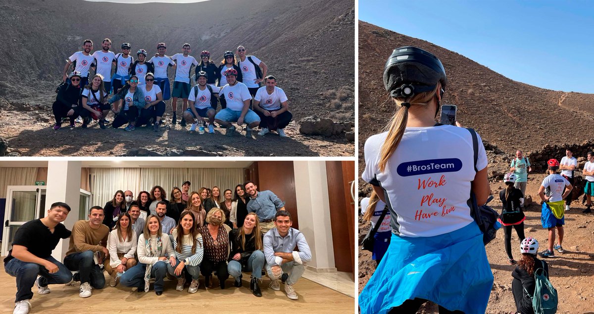 BrosGroup's tweet photo. Tras finalizar un año lleno de éxitos, la semana pasada todo el equipo de @BrosGroup se desplazó hasta Fuerteventura para celebrar el #BrosAnnualMeeting2021 #WorkPlayHaveFun #WorkTeam https://t.co/g3n0r9f73j