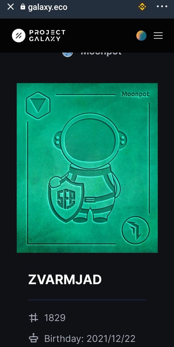 De0n1z's tweet photo. @moonpotdotcom
@moonpotziggy
@ziggyverse
Today i won my first Jade #Moonpots #NFT
It was a long wait, but patience and luck did the trick.
Good luck for all. https://t.co/hjOhrEtbGp