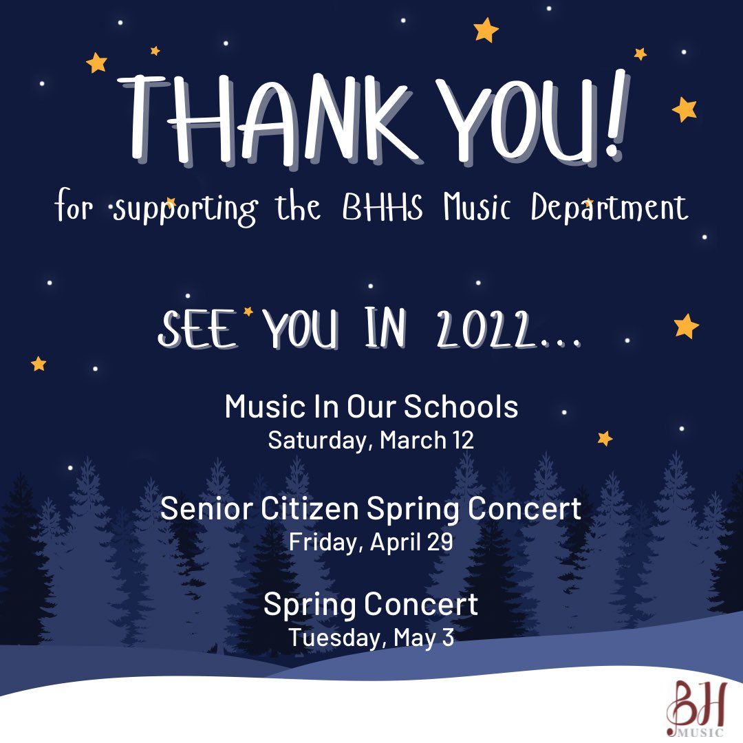BHHS Music Department tweet media