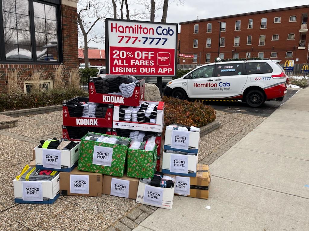 JagtarSinghCh11's tweet photo. Thank you all our drivers for collecting and donating 2 skids of Socks in our โSocks for Hope โcampaign #socksforHOPE
#sharewarmth #helpingeachother https://t.co/w7KEPiPyyT