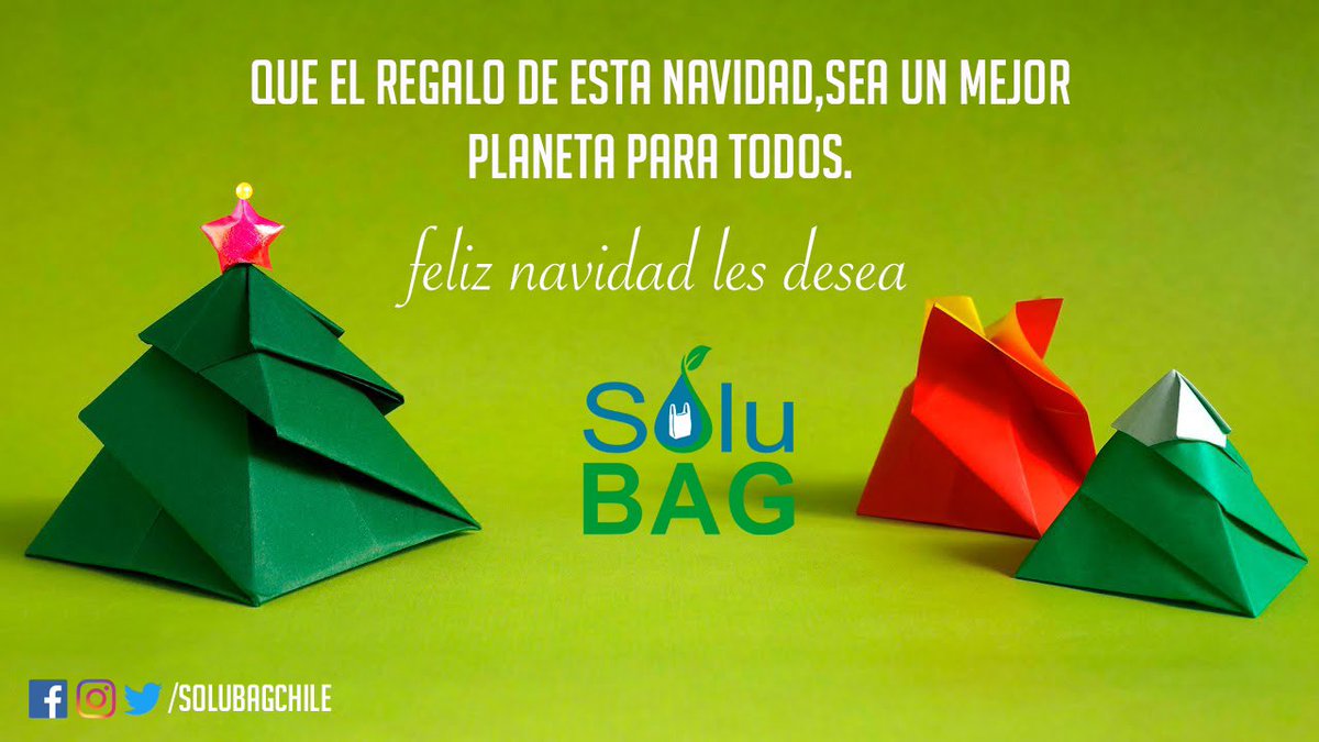 solubagchile's tweet photo. De todos depende que esta navidad construyamos juntos un mejor planeta. ❤️🌎♻️
#solubag #christmas #christmastree #christmasdecor #xmas #love #merrychristmas #christmastime https://t.co/Ti3I1Vxhy1
