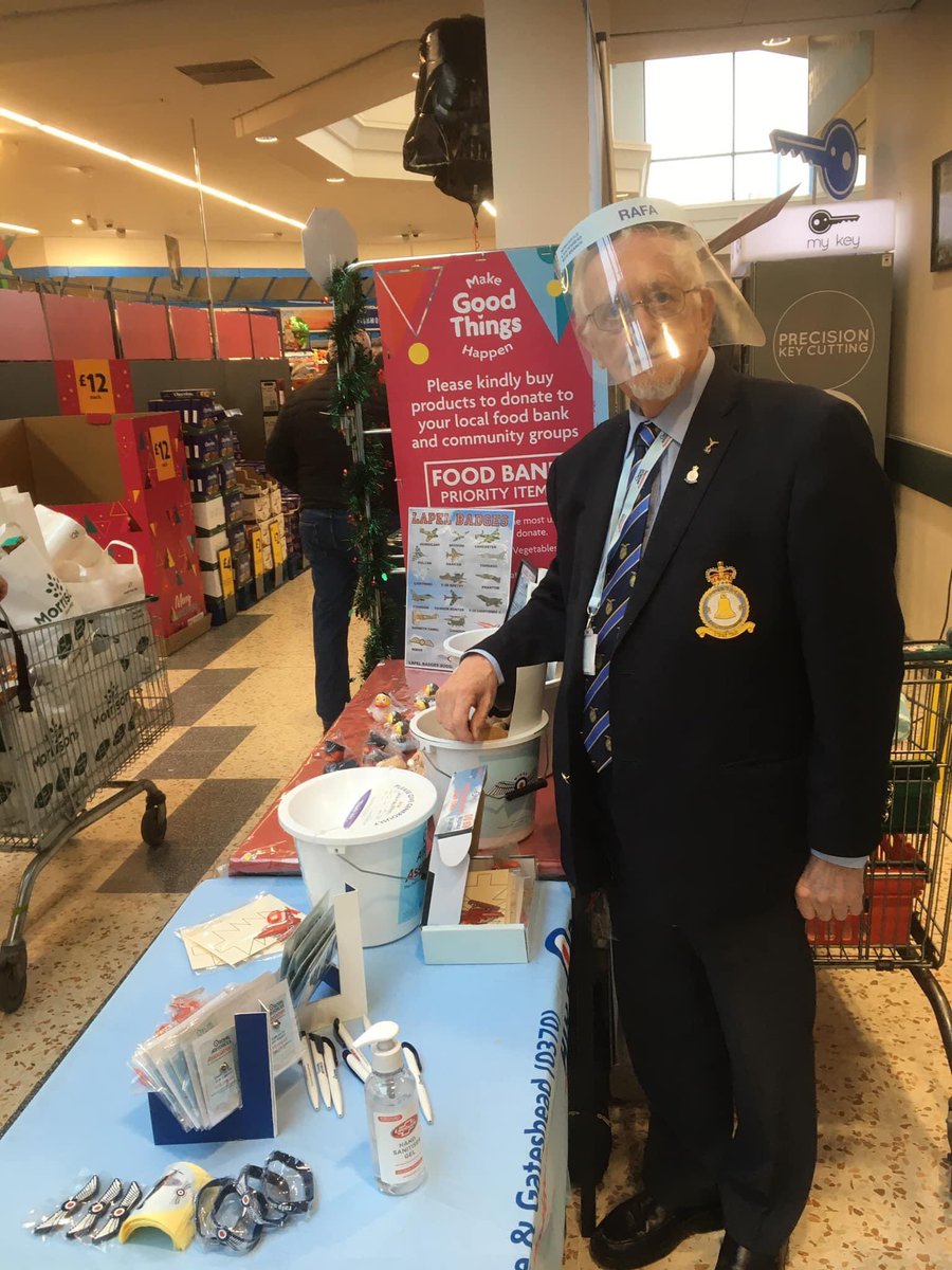 Jane161171's tweet photo. Dad doing more fundraising today at @Morrisons Jarrow, for @RAFAssociation #NewcastleGatesheadbranch 👏 well done https://t.co/X6umt5VP2x