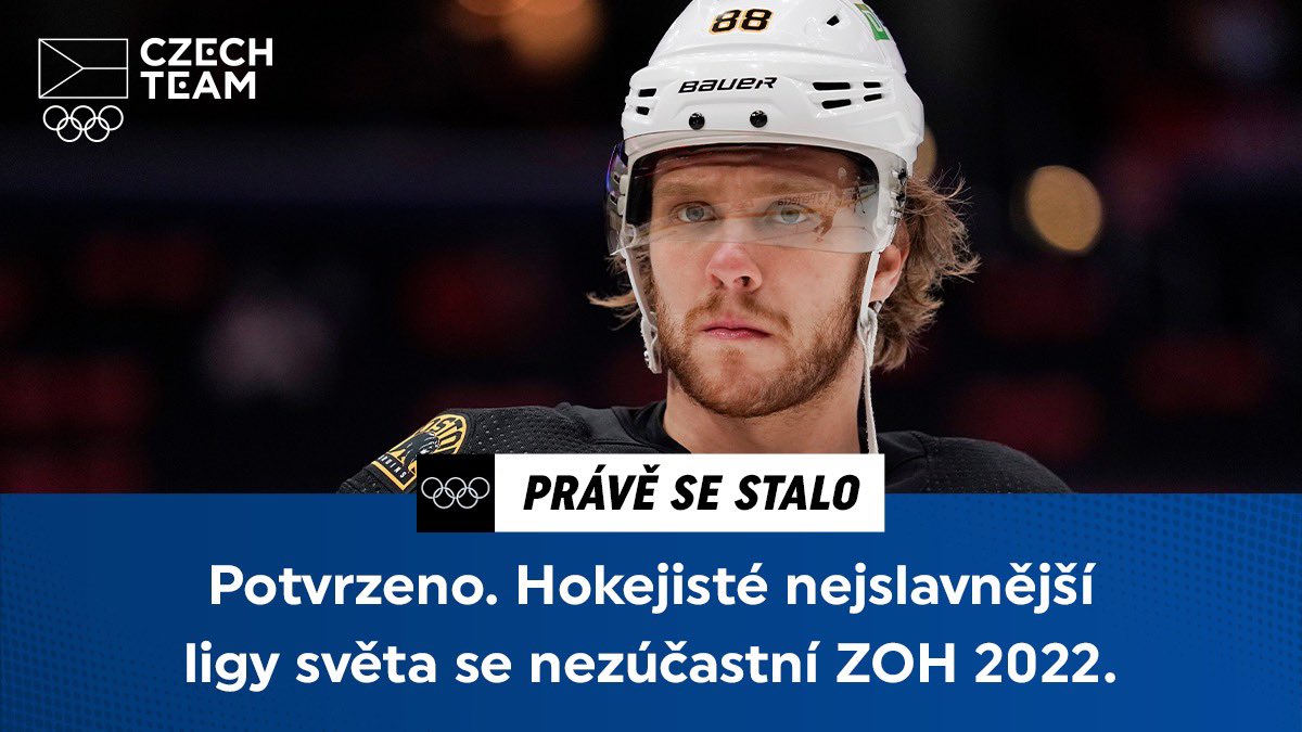 olympijskytym's tweet photo. Je to oficiální. 🚨 Hvězdy z NHL se nepředstaví na olympiádě. 😒
￼
#zoh2022 @NHL @NHLPA @IIHFHockey https://t.co/6TFMnKUajT
