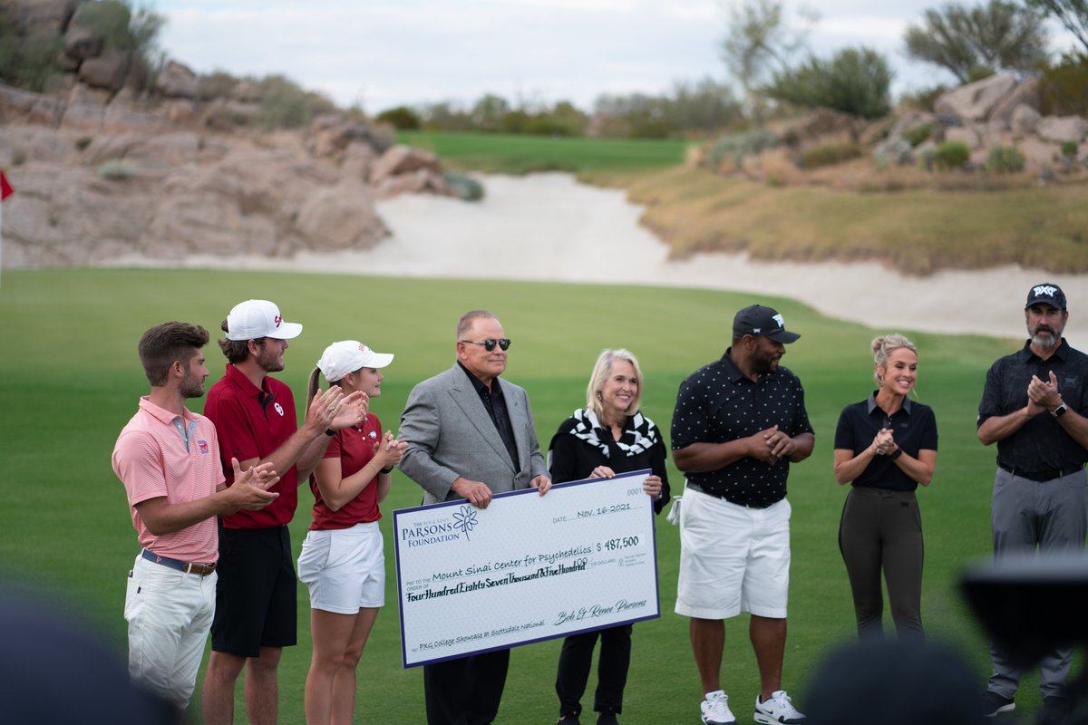 WeDealinHope's tweet photo. #ICYMI: @pxg @cgshowcase aired last week! Two teams battled it out to win $'s for nonprofits - @MSPsychedelics and @SemperFiFund. It turned out to be a close match, and an almost even split! Congratulations all! #CGolfShowcase #MtSinai #TheFund #PXG https://t.co/jkdk34s87q