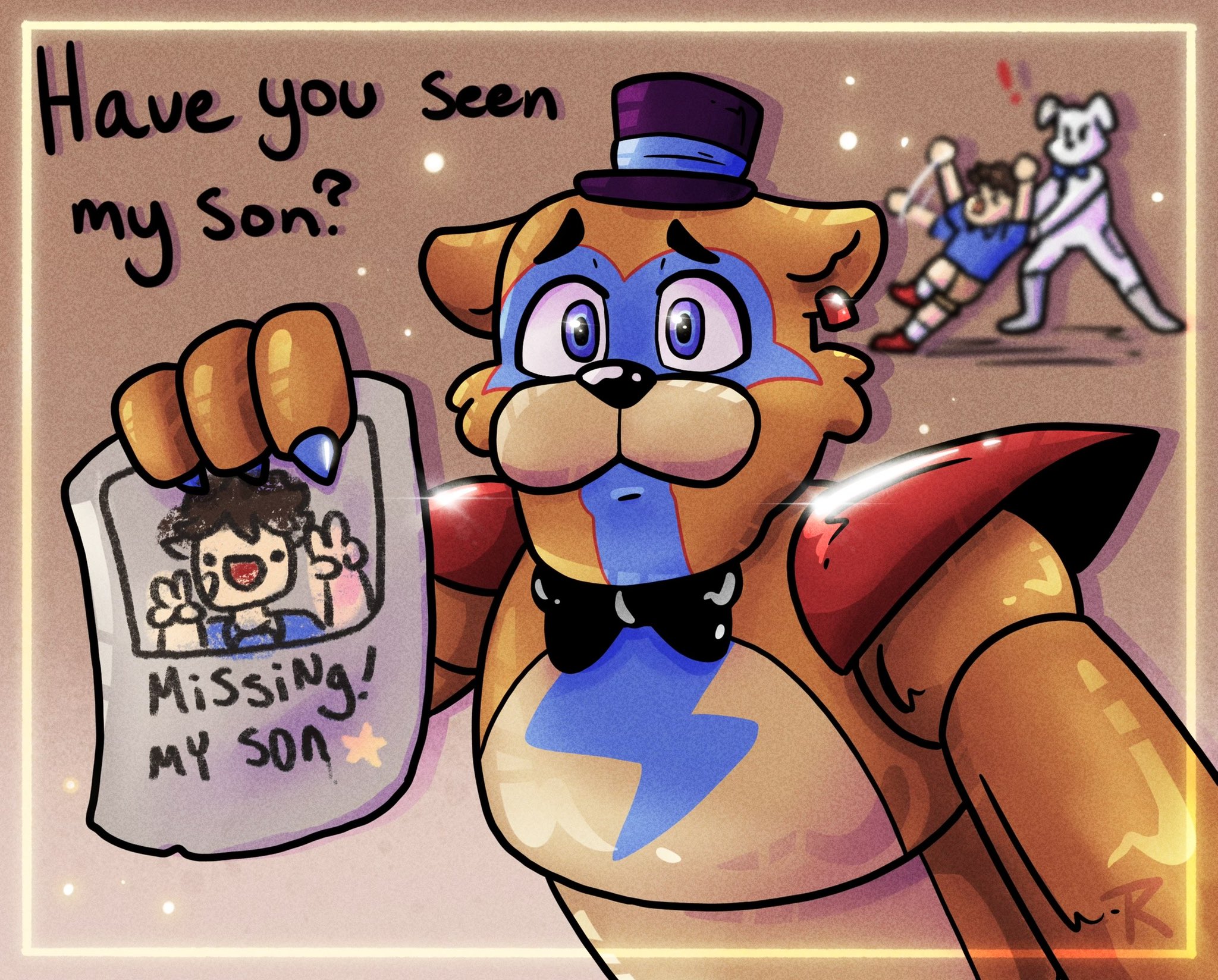 Gregory FNAF Security Breach !! by SPRINGALE on DeviantArt